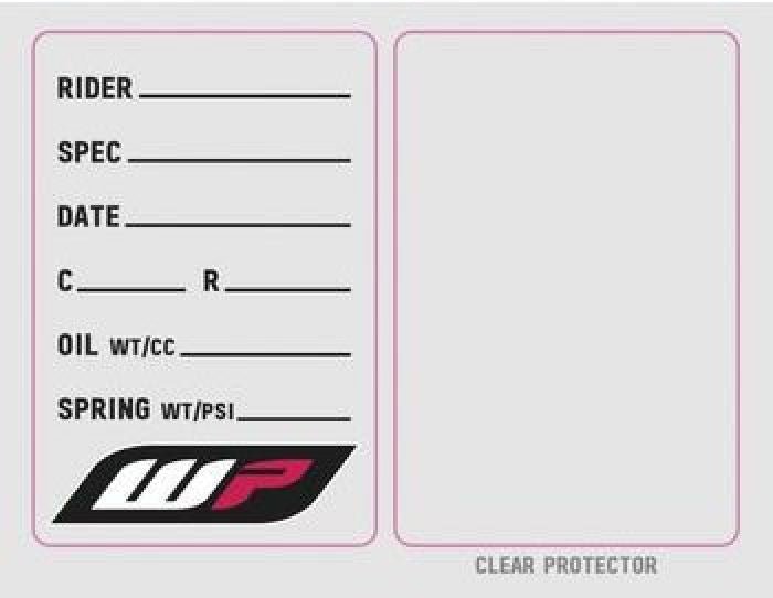 FACTORY EFFEX NA STICKERS WP SUSPENSION SPEC STICKER (3 PACK)