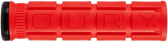 SINGLE-CLAMP LOCK-ON OURY V2 - CANDY RED