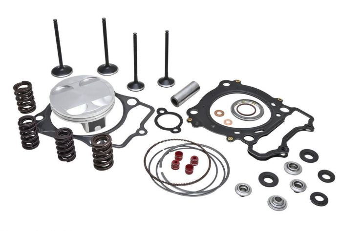 KPMI PISTON/SPRING KIT, STAINLESS CONV., 0.350" LIFT, HONDA 2