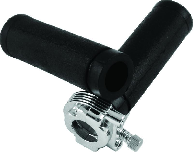 Bikers Choice 1981 Big Twin & XL & Custom Chrome Throttle Assembly With Grips Replaces H-D 56220-81B