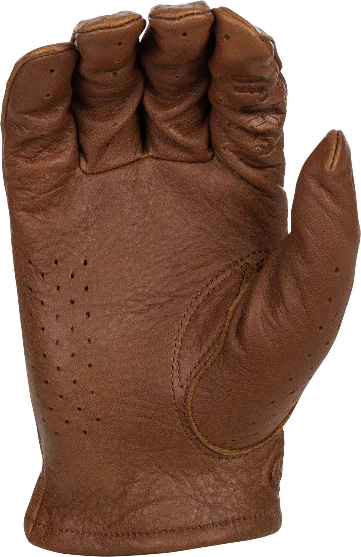 Louie Perforated Gloves Brown 4x