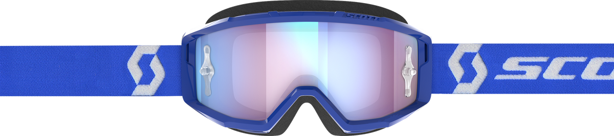 Primal Goggle Blue/White Blue Chrome Works