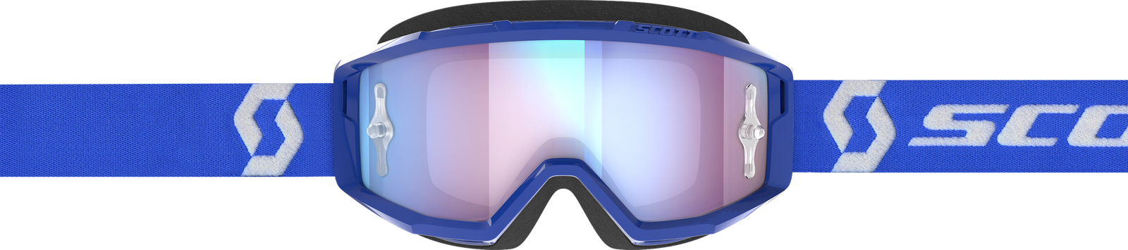 Primal Goggle Blue/White Blue Chrome Works
