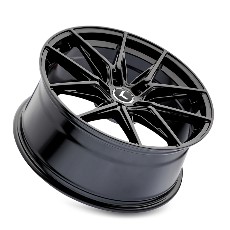 Kraze KR196 Evolve 20x9 / 5x114.3 BP / 35mm Offset / 72.62mm Hub Gloss Black Wheel