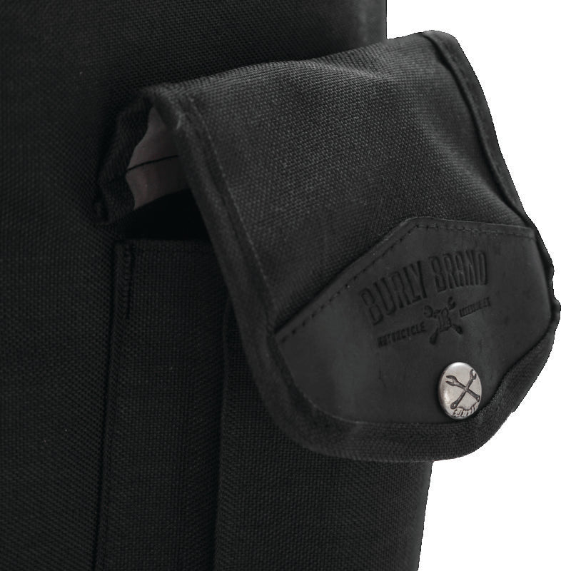 Burly Brand Voyager Sissy Bar Backpack - Black