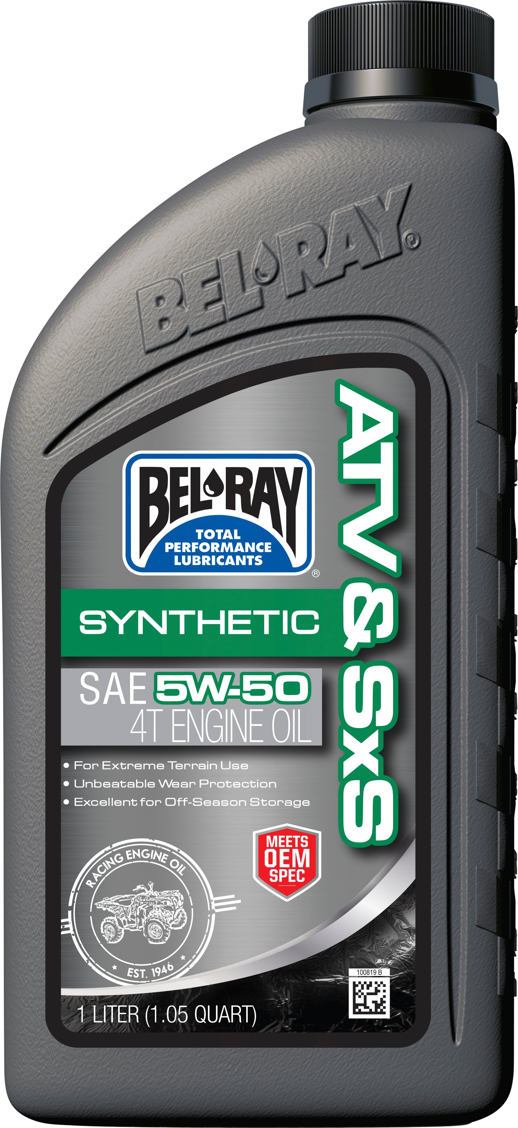 Atv & Sxs Synthetic Engine Oil 4t 5w50 12/Case