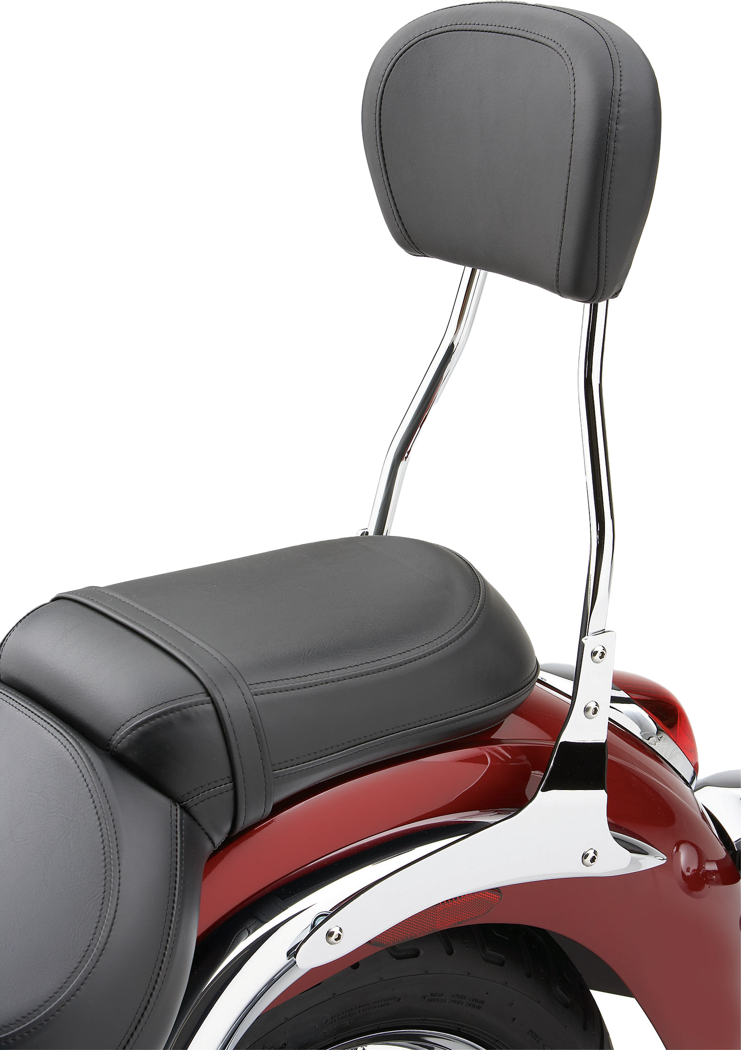 Std Sissy Bar W/Pad Chrome Yam V Star 1300 07 15