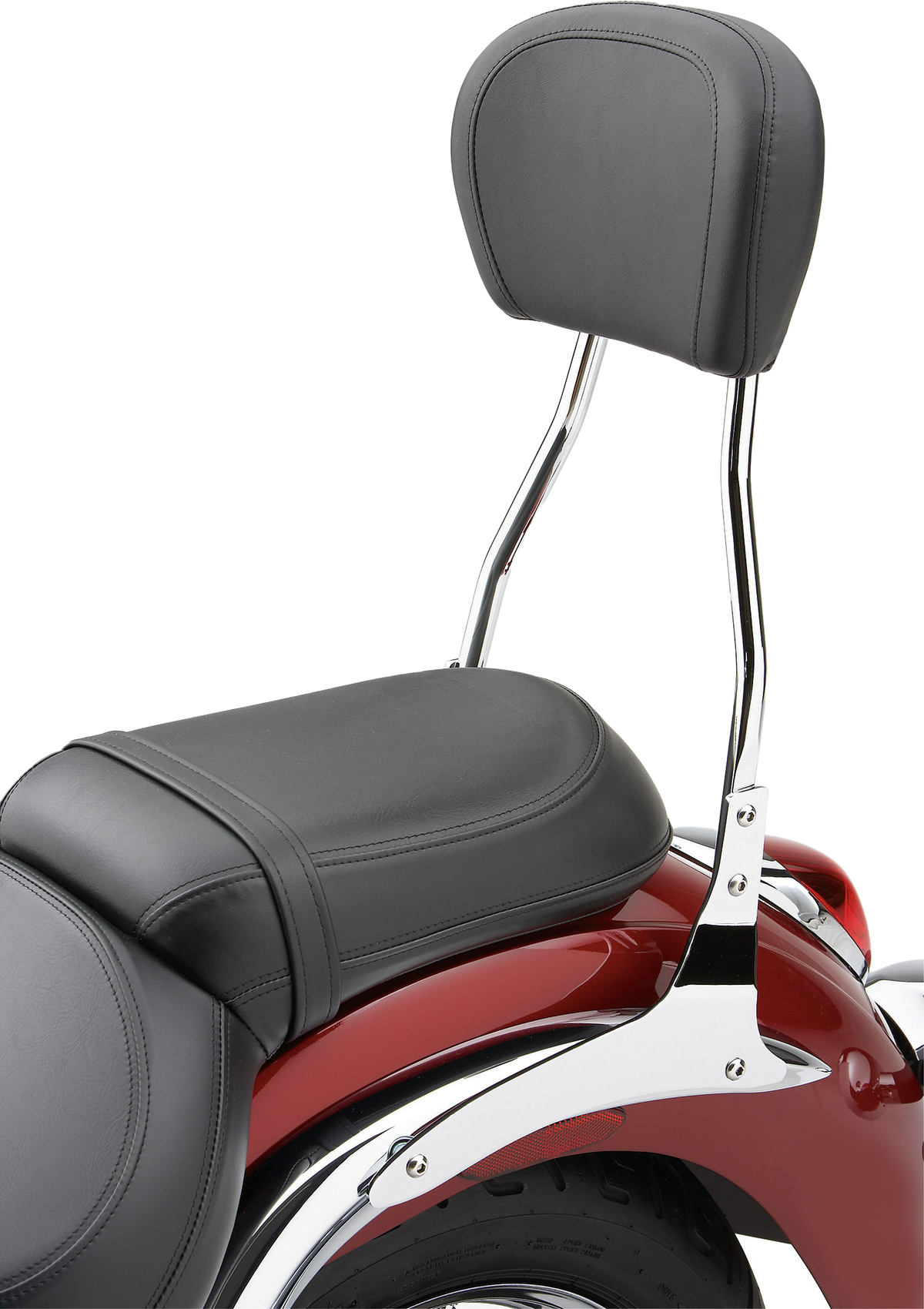 Std Sissy Bar W/Pad Chrome Yam V Star 950 09 16