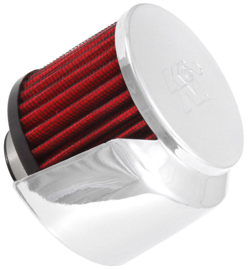 K&amp;N 1.375in Flange ID x 3in OD x 2.5in Height Clamp On Crankcase Vent Filter