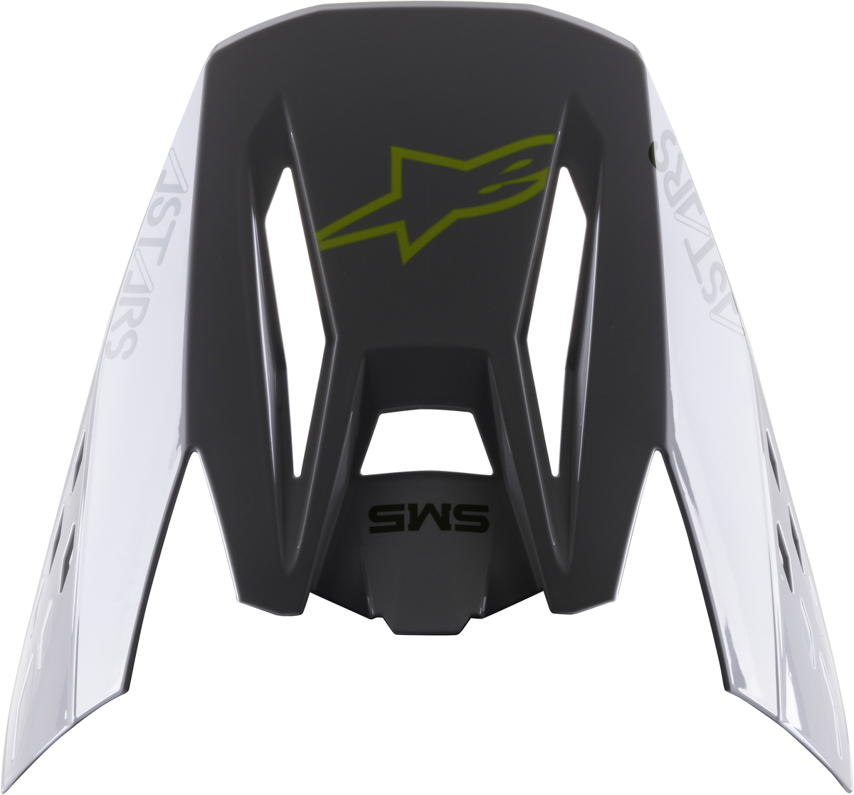 S M5 Bond Visor Silver/Yellow Fluo Glossy