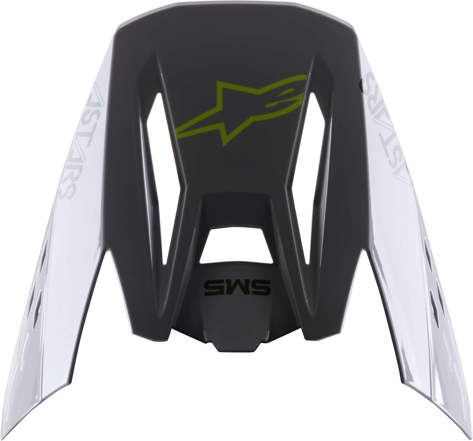 S M5 Bond Visor Silver/Yellow Fluo Glossy