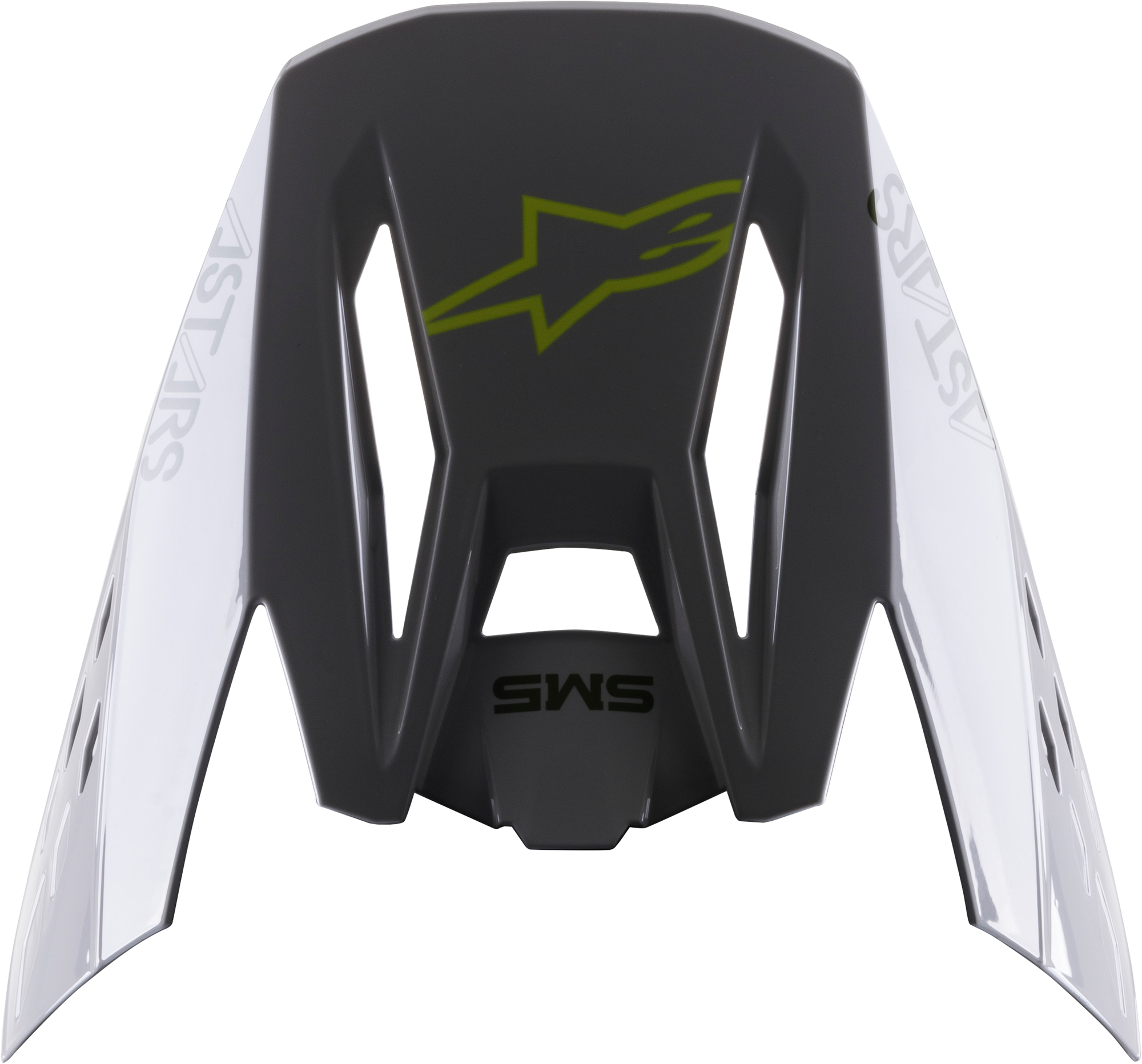 S M5 Bond Visor Silver/Yellow Fluo Glossy