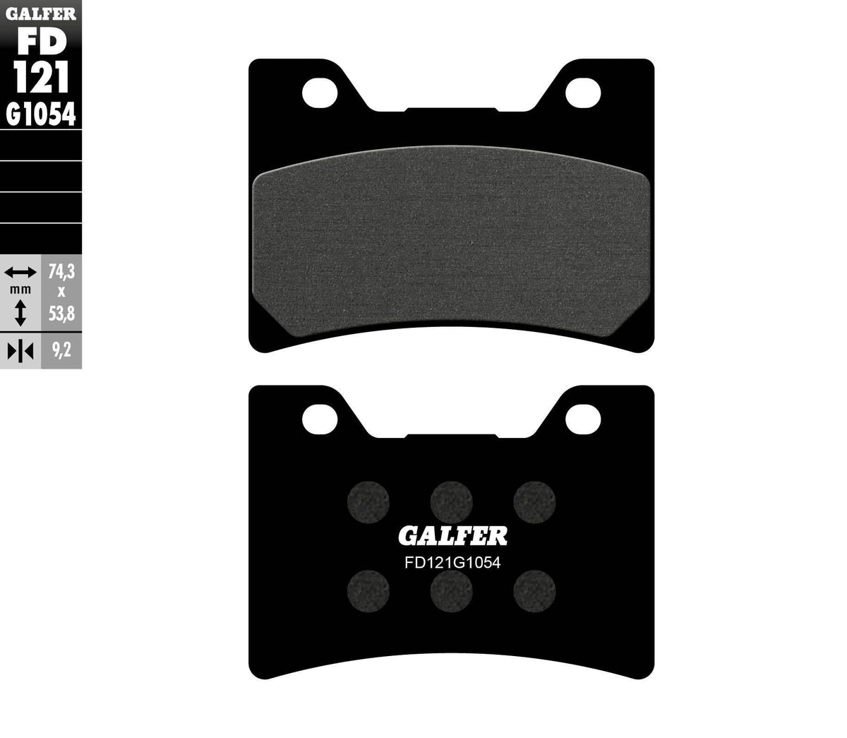 Brake Pads Semi Metallic Fd121g1054