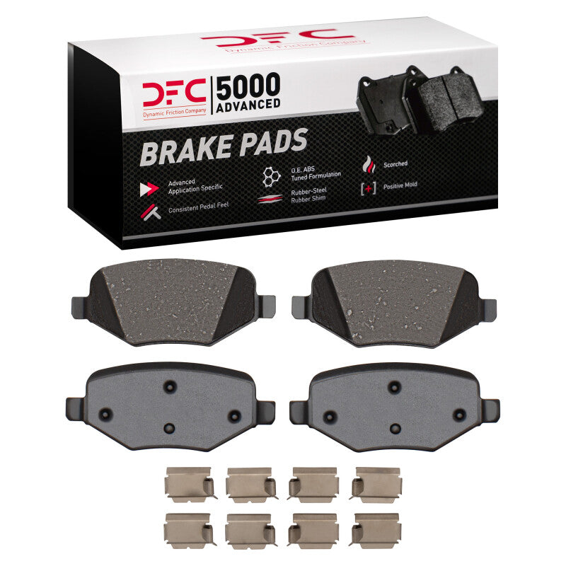 DFC 09-19 Ford Taurus SHO Rear 5000 Advanced Ceramic Brake Pads and Hardware Kit
