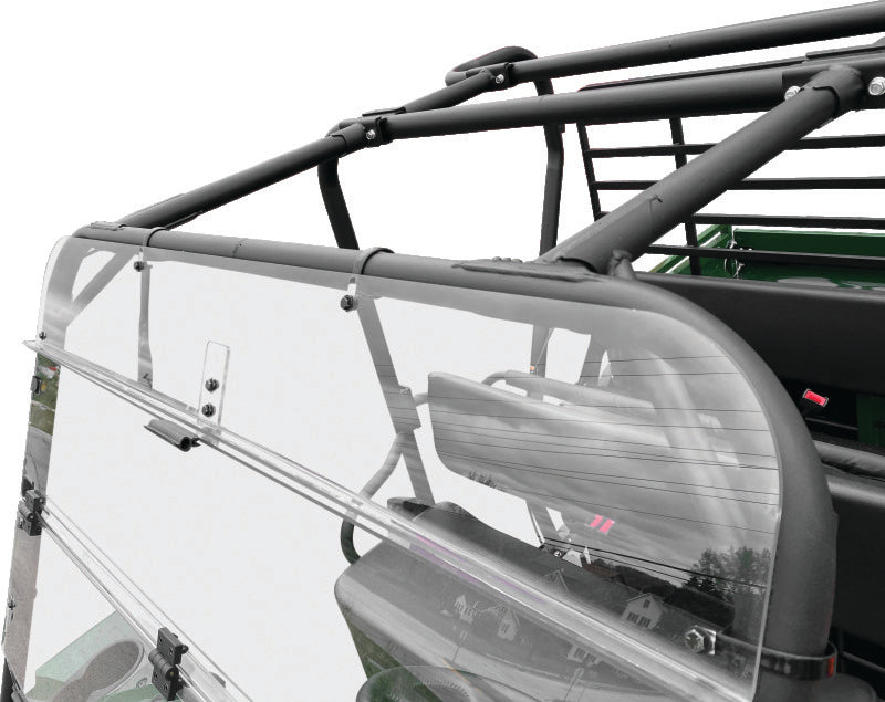 QuadBoss 09-22 Kawasaki KAF620M Mule 4010 4x4 Windbreak Folding Windshield