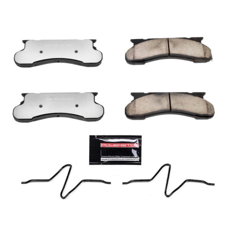 Power Stop 76-91 Ford E-250 Front Z36 Truck &amp; Tow Brake Pads w/Hardware