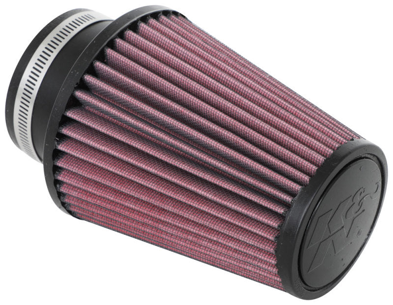 K&amp;N Universal Clamp-On Air Filter 3in Flange ID x 5in Base OD x 3.5in Top OD x 6in Height
