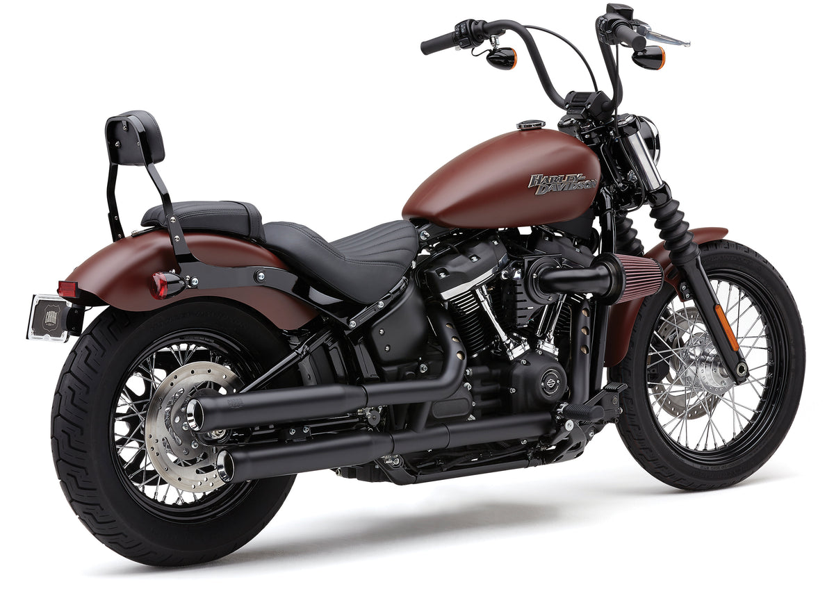 3" Nh Series Slip Ons Black Softail 18 22