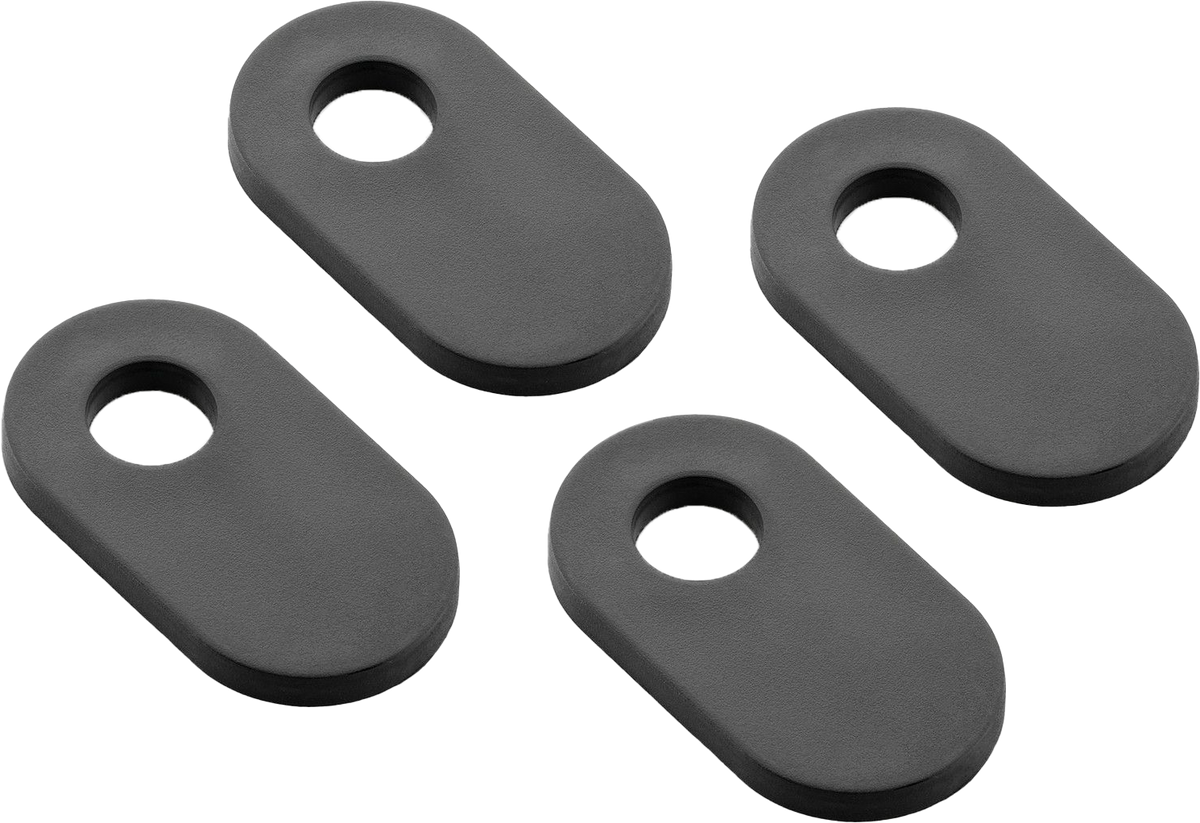 Turn Signal Mounting Kit 4 Pcs Black
