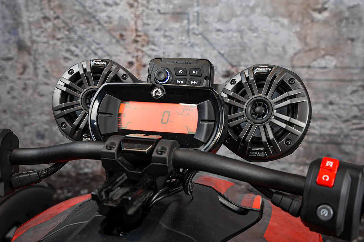2 Speaker Kit Kicker Can Am Ryker