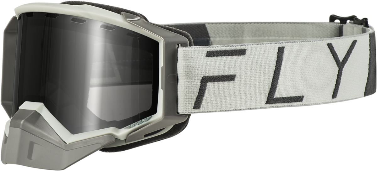 Zone Pro Snow Goggle Grey W/ Silver Mir/Plrzd Smoke Lens