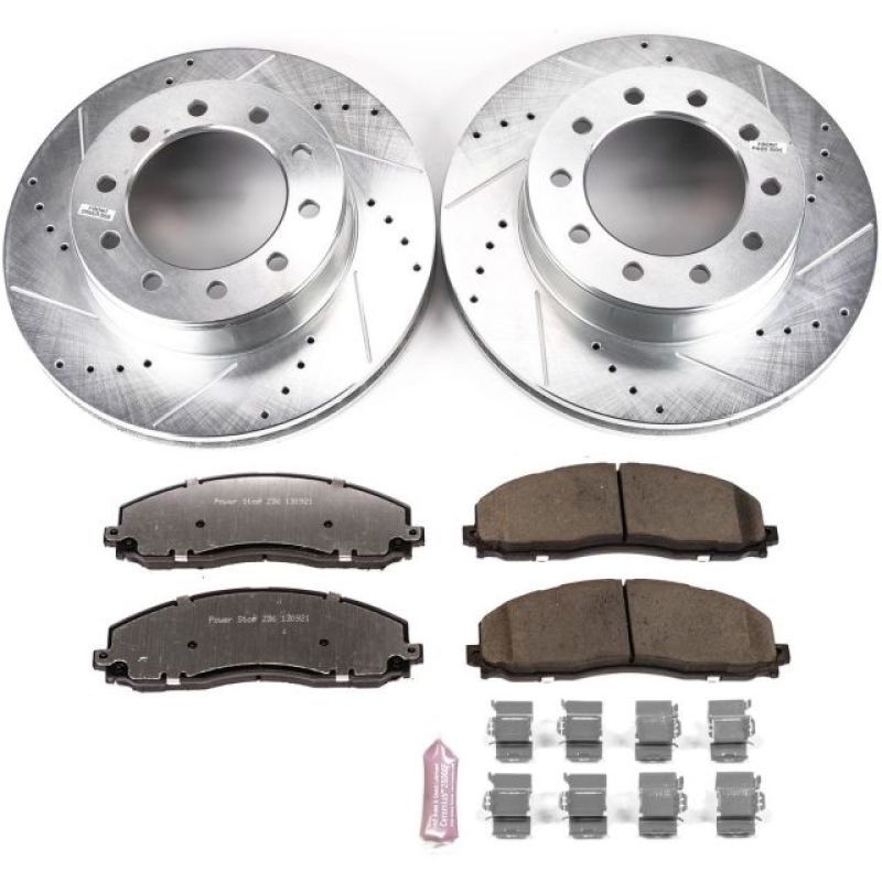 Power Stop 2016 Ford F-350 Super Duty Front Z36 Truck &amp; Tow Brake Kit