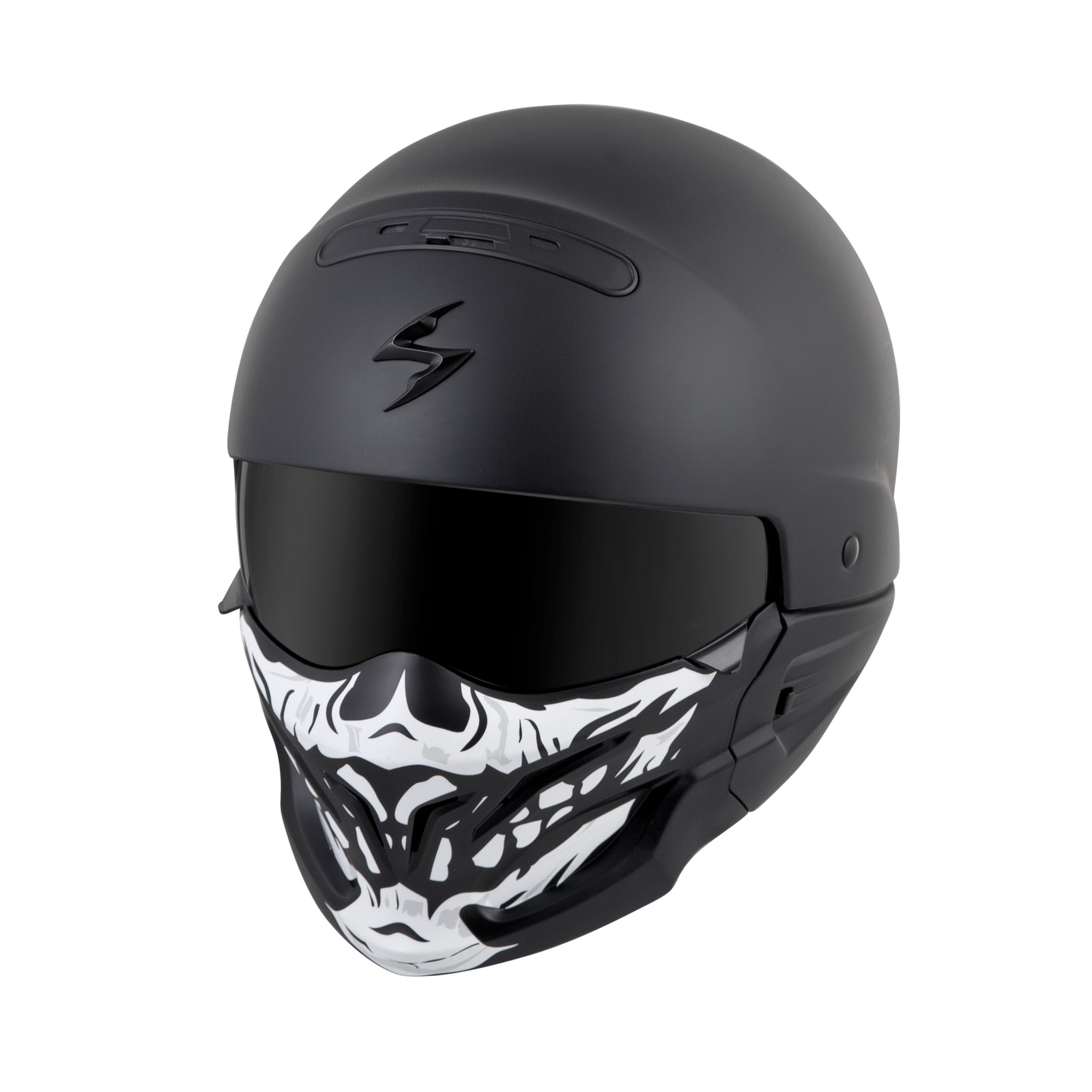 Covert Face Mask Skull Black/White