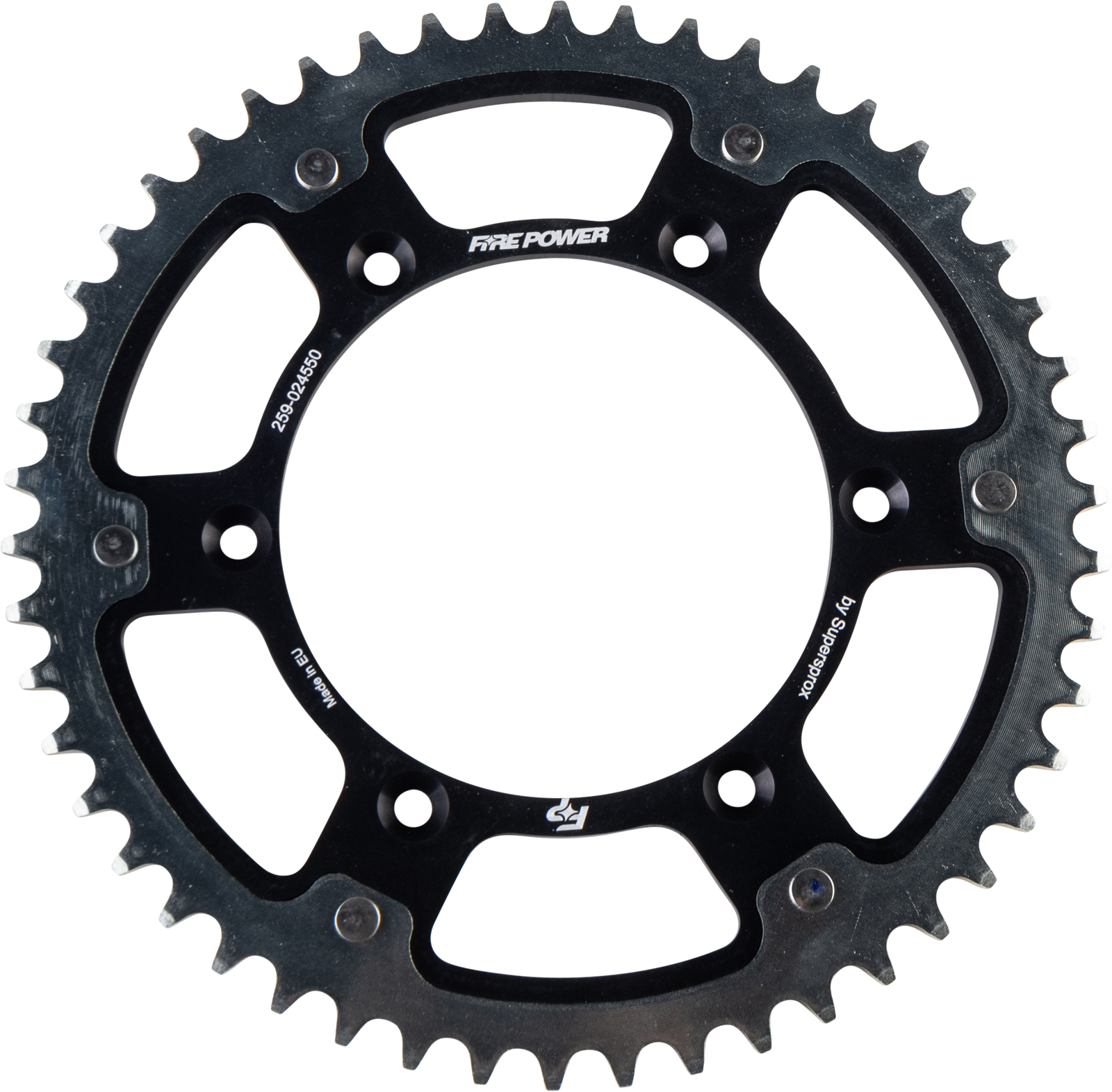Rear Sprocket Hybrid 50t Blk/Sil
