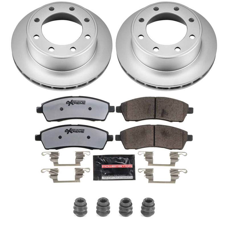 Power Stop 00-05 Ford Excursion Rear Z36 Coated Truck &amp; Tow Brake Kit