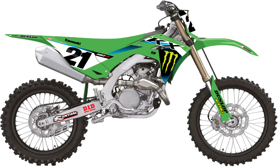 Complete Kit 25 Mek Kx 450 (24 25) Wht Bg