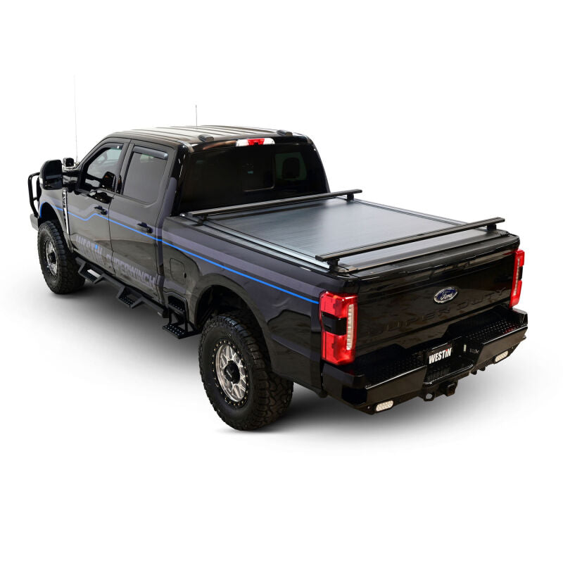 Westin 17-26 Ford F-250/F-350 SD 6.8ft Bed Electric Retractable Tonneau Cover - Black