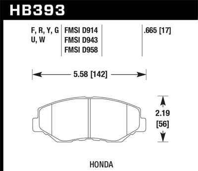 Hawk LTS Street Brake Pads