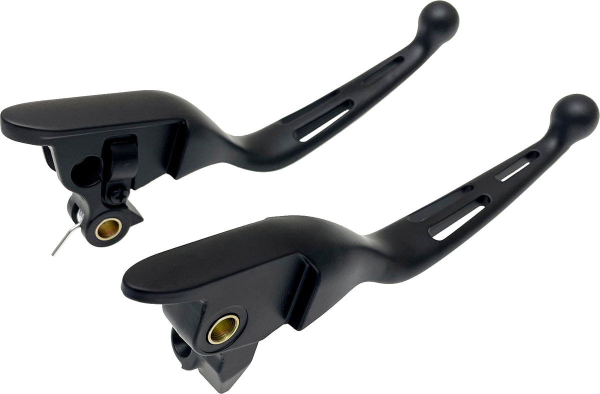 3 Slot Lever Set Black Flt `21 22 Cbl Clutch