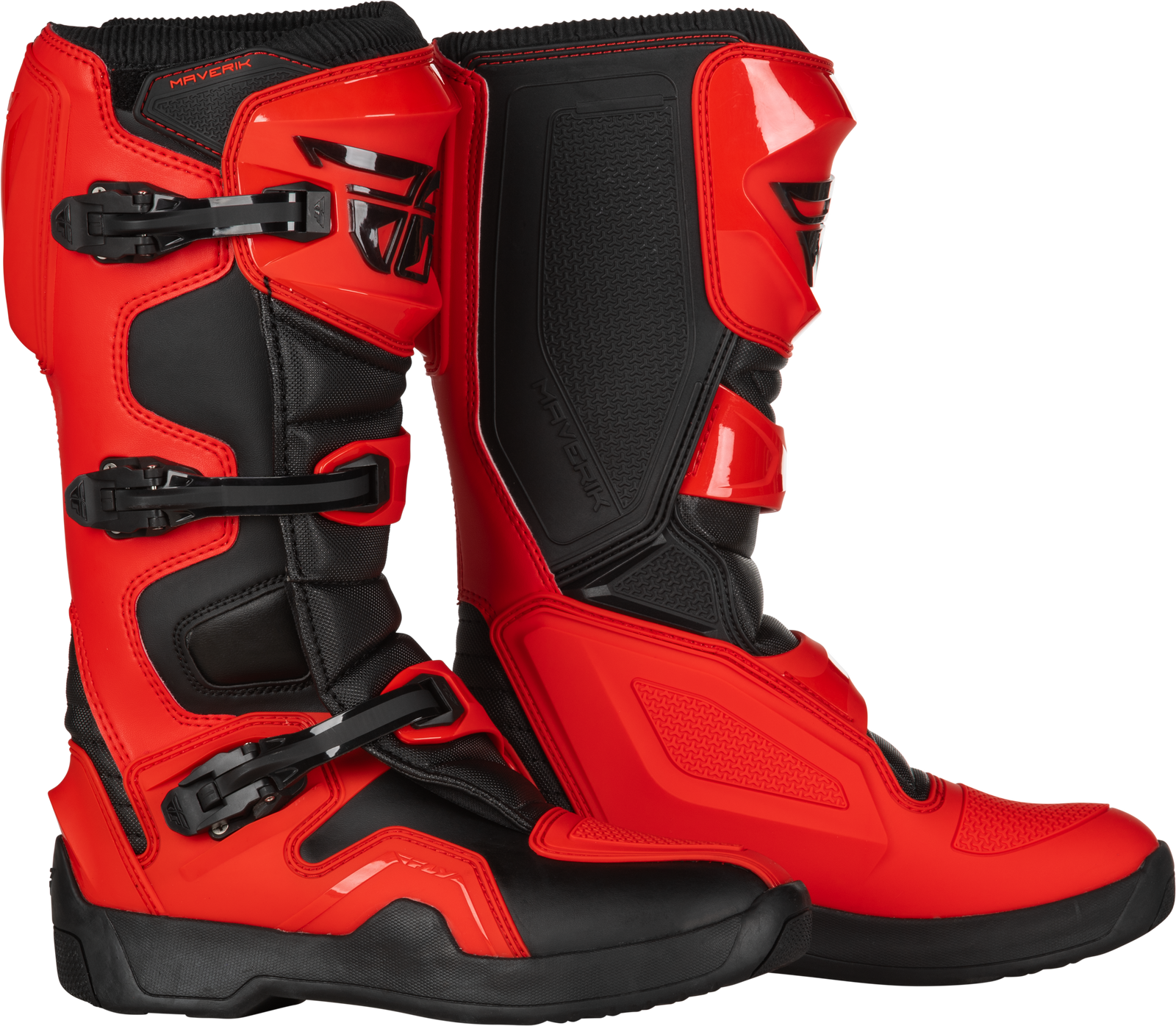 Maverik Boots Red/Black Sz 12