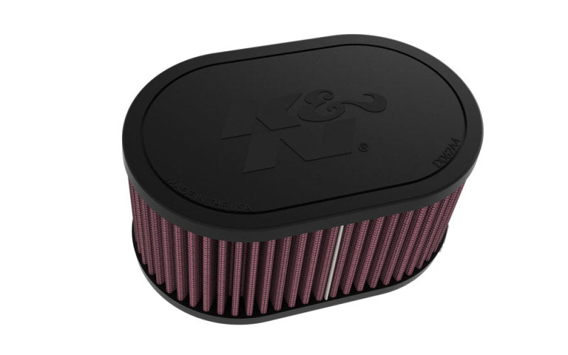 K&amp;N 2-1/8in DUAL FLG 6-1/4 X 4inOD 3inH Universal Clamp-On Air Filter