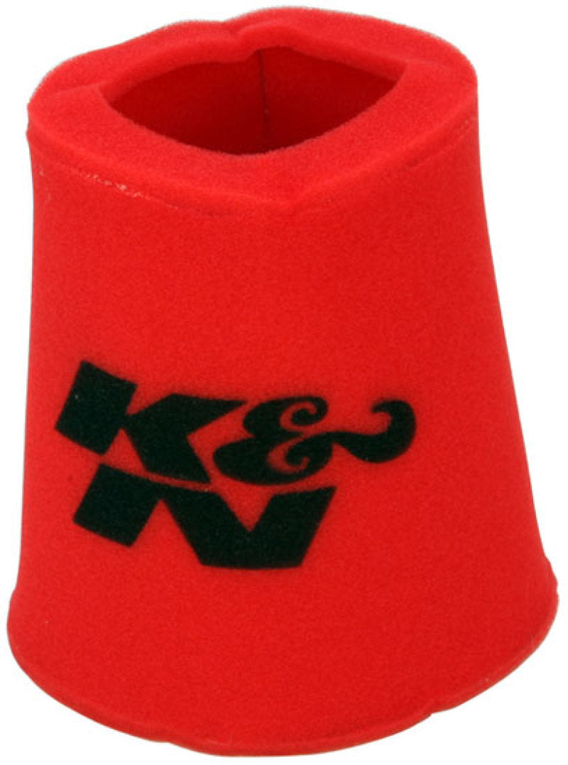 K&amp;N Airforce PreCleaner Round Tapered Red Air Filter Foam Wrap 6in Base ID x 5in Top ID x 9in H