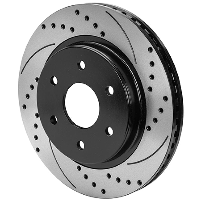 Wilwood 6x5.315 SRP Drilled and Slotted Performance Rotor &amp; Hat R/H - Black