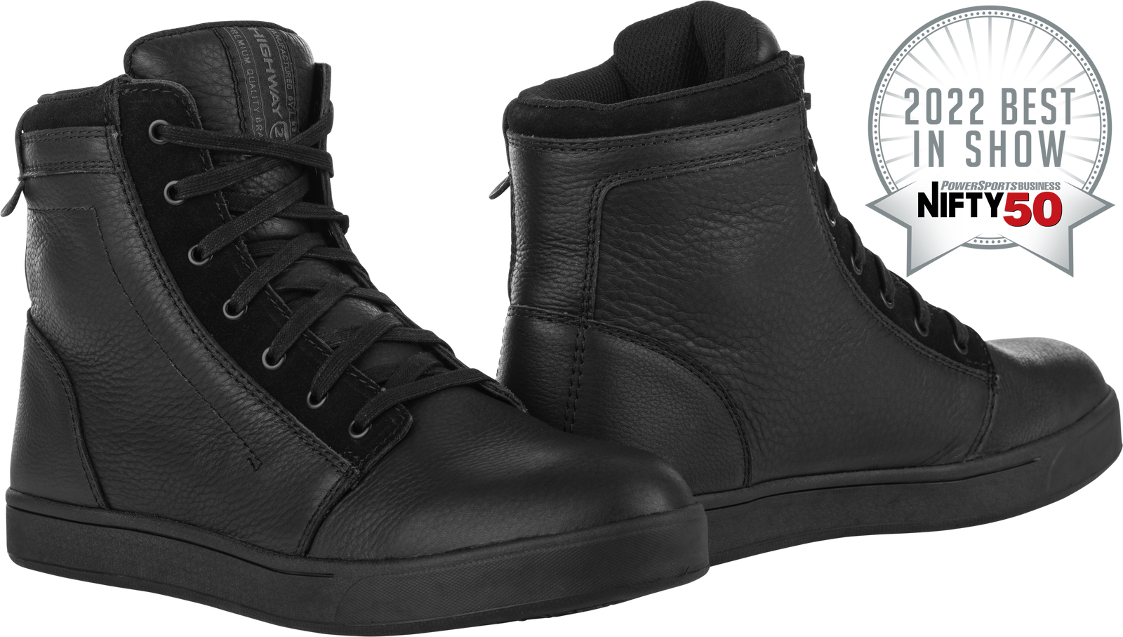 Axle Leather Waterproof Shoes Black/Black Sz 11