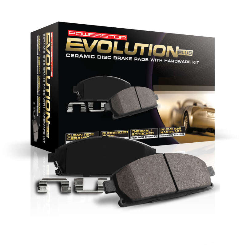 Power Stop 20-21 BMW X6 Front Z17 Evo Ceramic Brake Pad w/Hardware