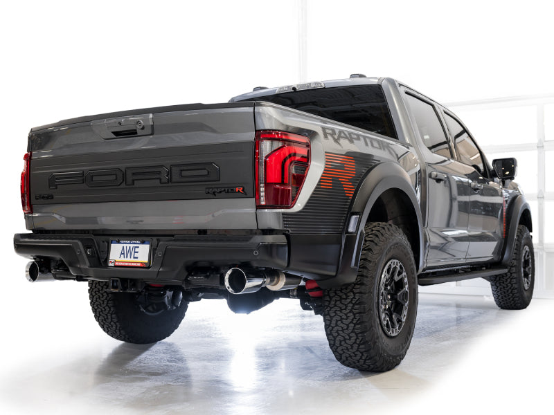 AWE Gen 3 Raptor R SwitchPath Exhaust  - Chrome Silver Tips