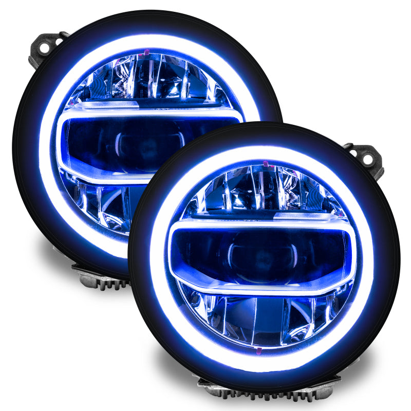 Oracle Jeep Wrangler JL/Gladiator JT RGB+W Headlight DRL Kit - ColorSHIFT w/o Controller
