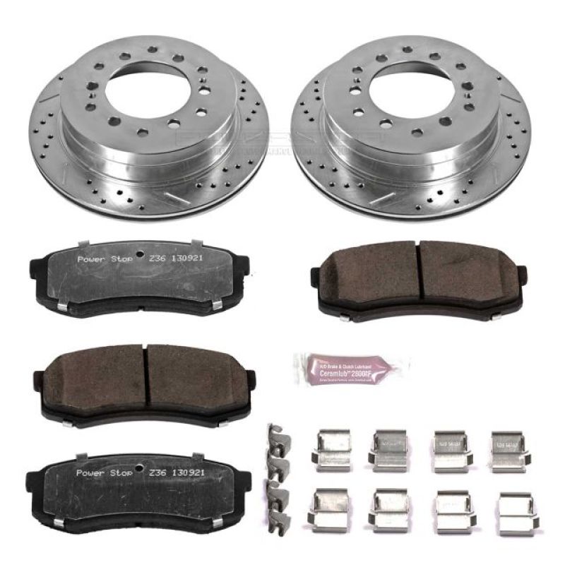 Power Stop 03-09 Lexus GX470 Rear Z36 Truck &amp; Tow Brake Kit