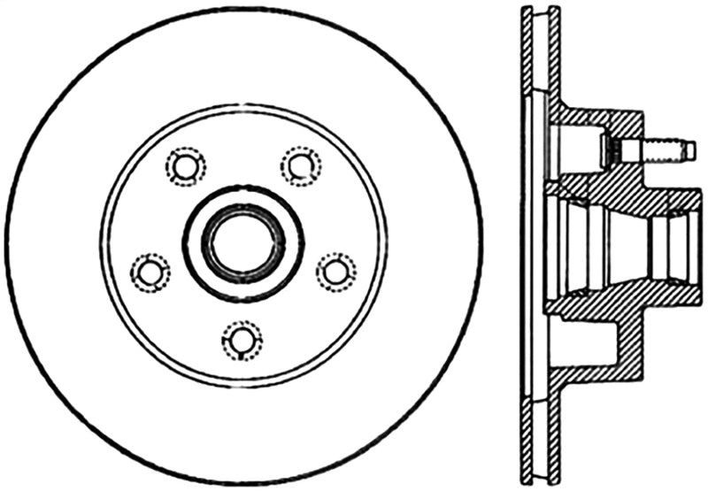 StopTech Slotted &amp; Drilled Sport Brake Rotor