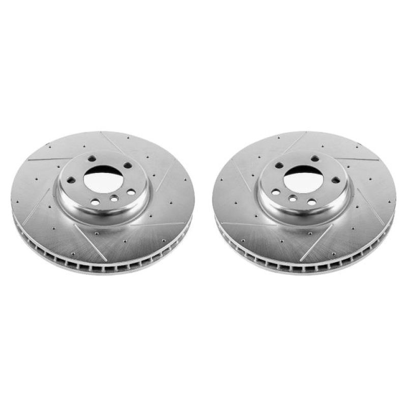 Power Stop 10-17 BMW 535i GT Front Evolution Drilled &amp; Slotted Rotors - Pair