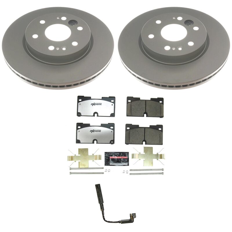 Power Stop 21-24 Cadillac Escalade Front Z36 Coated Truck &amp; Tow Brake Kit