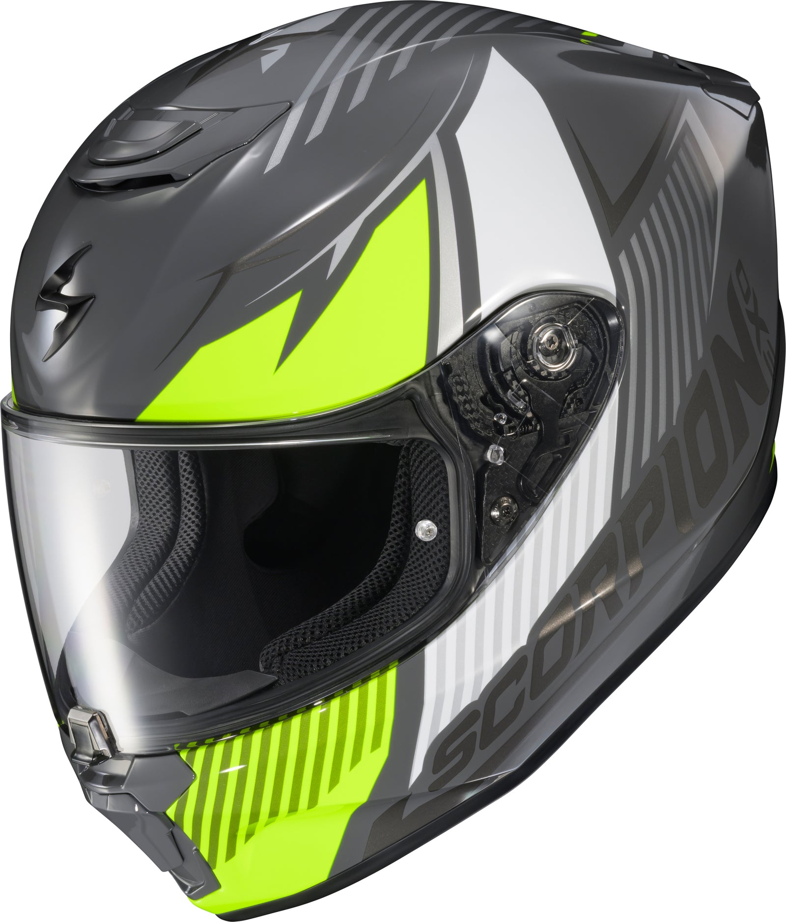 Exo R330 Full Face Helmet Hawker Hi Viz Xl