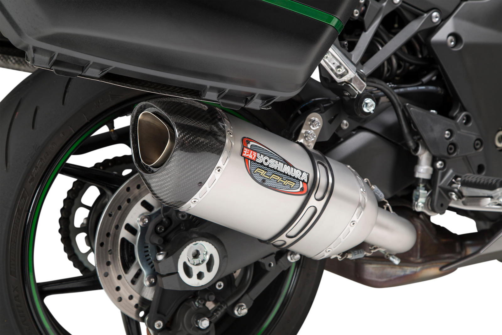 Exhaust Street Alpha Slip On Ss/Ss Kaw