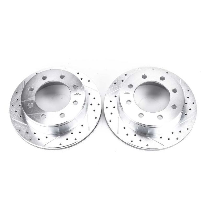 Power Stop 02-06 Chevrolet Avalanche 2500 Rear Evolution Drilled &amp; Slotted Rotors - Pair
