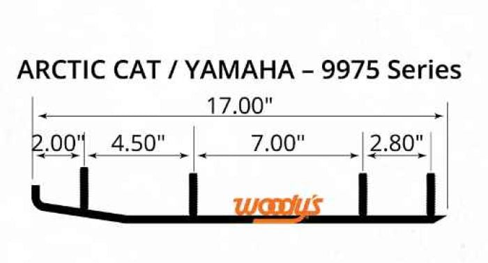 ARCTIC CAT MAVERICK 4&quot; RUNNER-PAIR
