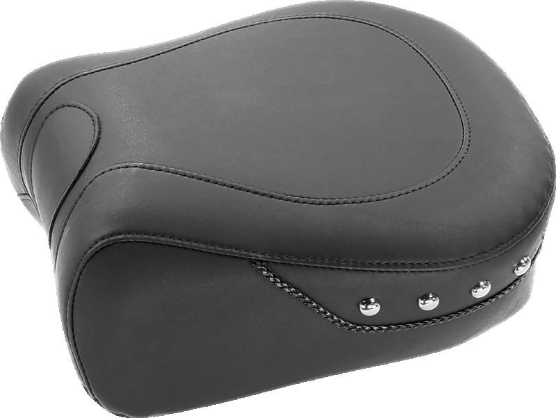 Mustang 08-21 Harley Electra Glide, Rd Glide, Rd King, Str Glide 1PC Seat w/Diamond Stitch - Black
